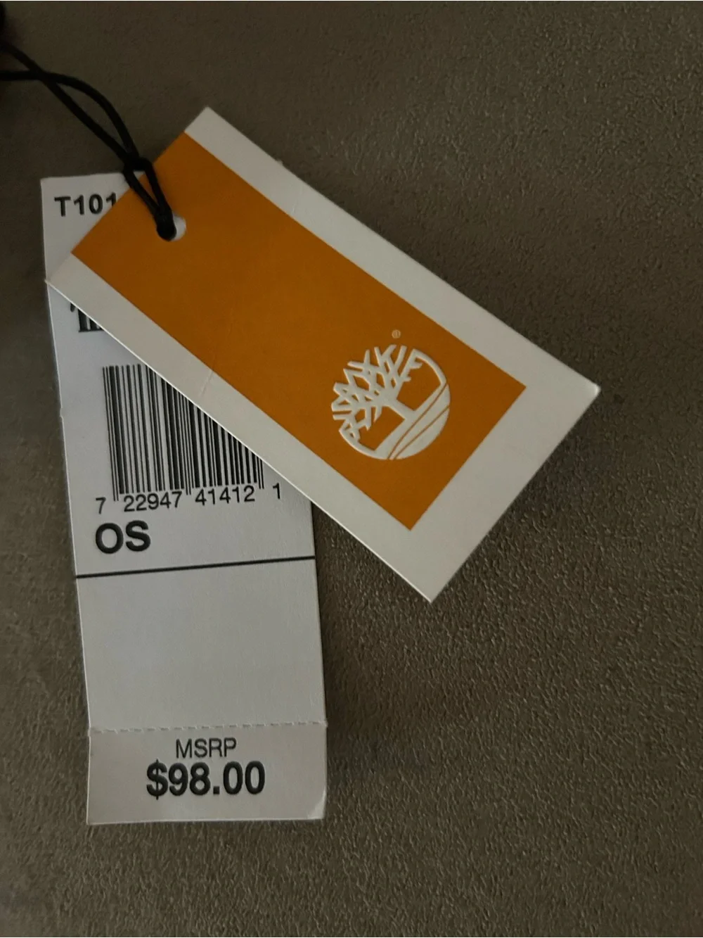 Timberland Black and Gray scarf NWT